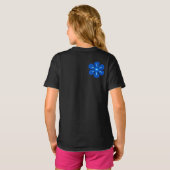 Flower Rain Tropical Girl's T-shirts (Achterkant volledig)