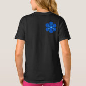 Flower Rain Tropical Girl's T-shirts (Achterkant)