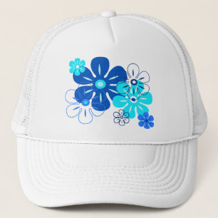Flower Rain Tropische Trucker Hoeden Pet