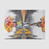 Flower Raindrops2 Tissuepapier (Voorkant)