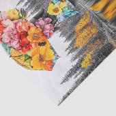 Flower Raindrops2 Tissuepapier (Detail)