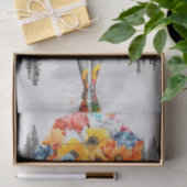 Flower Raindrops3 Tissuepapier (Geschenk)