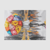 Flower Raindrops9 Tissuepapier (Voorkant)