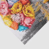 Flower Raindrops9 Tissuepapier (Detail)