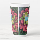 Flower Recliner latte mug Mok (Voorkant)
