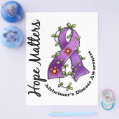 Flower Ribbon 4 Hope speelt een rol bij de ziekte Flyer (Enkel)