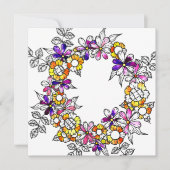 Flower Ring Bedankkaart (Voorkant)