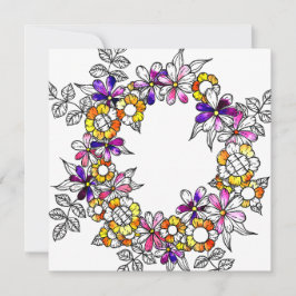 Flower Ring Bedankkaart