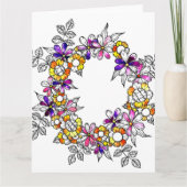 Flower Ring Bedankkaart (Voorkant)