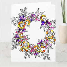 Flower Ring Bedankkaart