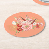 Flower Round Onderzetter Set (Gebogen)