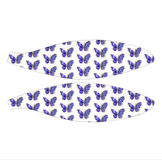 Flower Sapphire Butterfly Basketbal (Panelen)