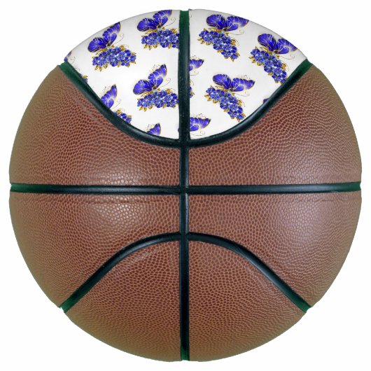 Flower Sapphire Butterfly Basketbal (Rechts)