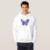 Flower Sapphire Butterfly Hoodie (Voorkant volledig)