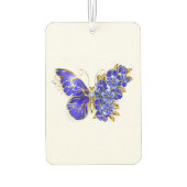 Flower Sapphire Butterfly Luchtverfrisser (Achterkant)