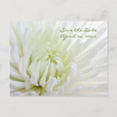 Flower Save the Date Wedding Briefkaart (Voorkant)