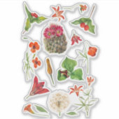  Flower Scrapbook Stickers - Classic (Voorkant)
