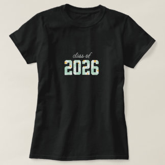 Flower  Senior 2026 Floral Class of 2026 T-shirt