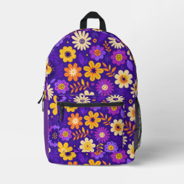 Flower Sew Bag Bedrukte Rugzak