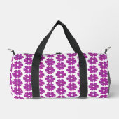 Flower Shape Plaid Pink Purple Plunjezak (Voorkant)