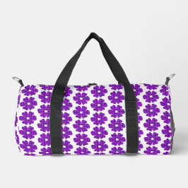 Flower Shape Plaid Purple Pink Plunjezak