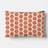 Flower Shape Plaid Yellow Orange Pink Etui (Voorkant)