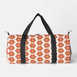 Flower Shape Plaid Yellow Orange Pink Plunjezak