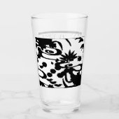 Flower sketched glasses glas (Voorkant)