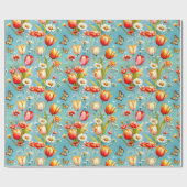 Flower Sky Garden Cadeaupapier (Vlak)