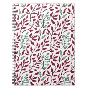 Flower Spiral Notitieboeken voor Chique Note-Take