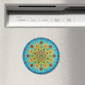Flower Star Mandala magneet (Insitu (Vaatwasser))