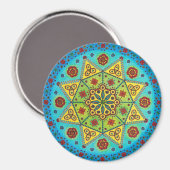 Flower Star Mandala magneet (Voorkant / Achterkant)