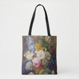 Flower Still Life by Jean Ulrich Tournier Tote Bag
