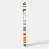 Flower Stripes Retro (C) Case-Mate iPhone Case (Achterkant / Links)