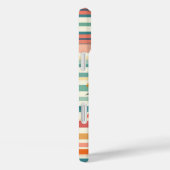Flower Stripes Retro (H) Case-Mate iPhone Case (Achterkant / Rechts)