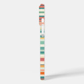 Flower Stripes Retro (K) Case-Mate iPhone Case (Achterkant / Links)