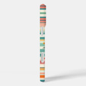 Flower Stripes Retro (K) Case-Mate iPhone Case (Achterkant / Rechts)