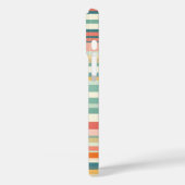 Flower Stripes Retro (L) Case-Mate iPhone Case (Achterkant / Links)