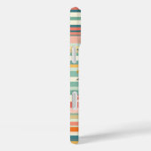 Flower Stripes Retro (L) Case-Mate iPhone Case (Achterkant / Rechts)