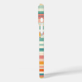 Flower Stripes Retro (W) Case-Mate iPhone Case (Achterkant / Links)