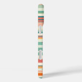 Flower Stripes Retro (X) Case-Mate iPhone Case (Achterkant / Rechts)