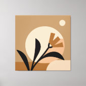 Flower Sun Boho Canvas Afdruk (Voorkant)