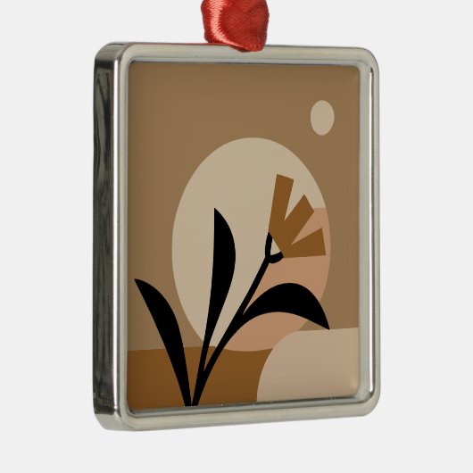 Flower Sun Boho Metalen Ornament (Rechts)