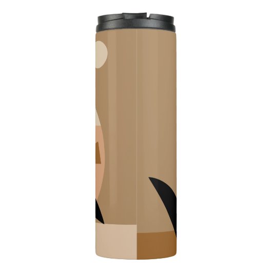 Flower Sun Boho Thermosbeker (Achterkant)