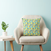 Flower & Sun Spring/Summer Pattern Sierkussen | (Stoel)