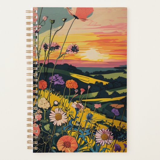 Flower Sunset Planner (Voorkant)
