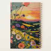 Flower Sunset Planner (Achterkant)