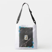 Flower Tegel Mahjong Crossbody Bag Crossbody Tas (Achterkant)