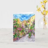 Flower Terrace Moederdag Kaart (Gele Bloem)