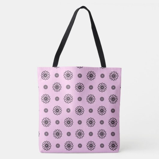 Flower Texture Tote Bag (Voorkant)